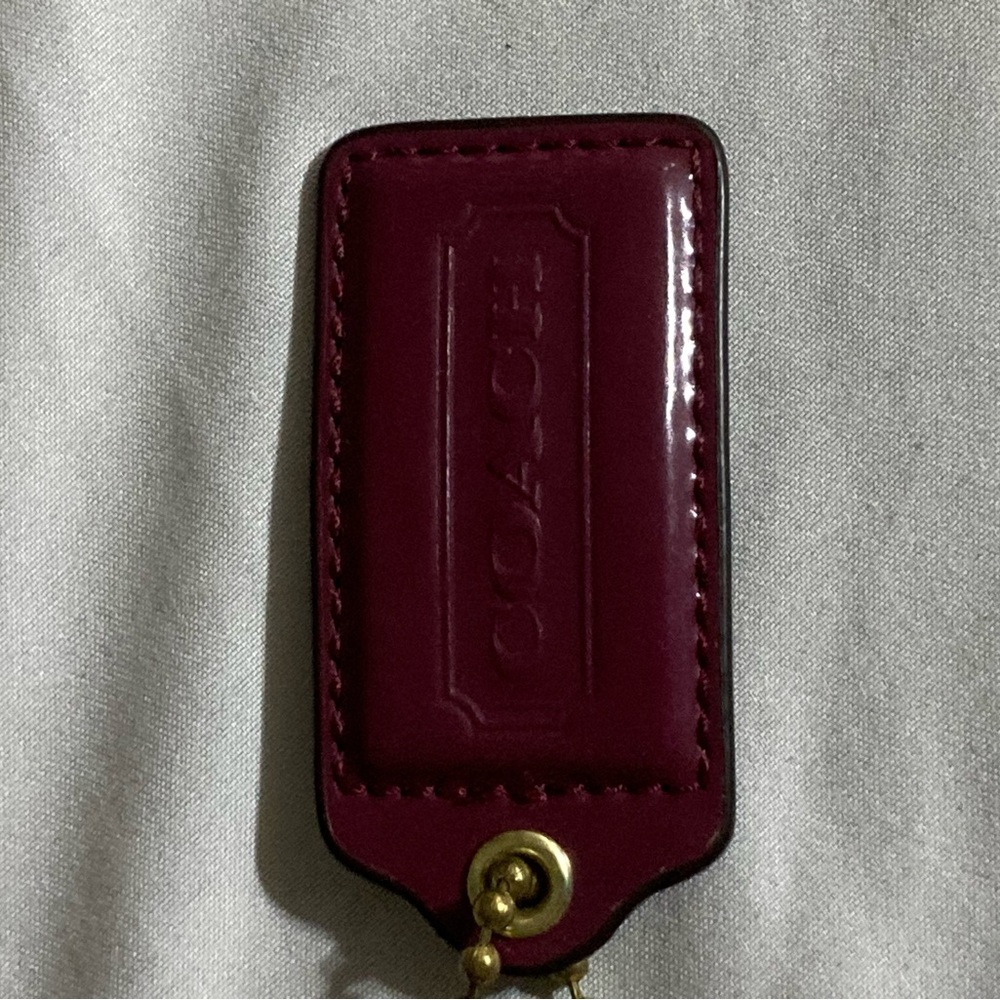 Coach Leather Purse Hang Tag